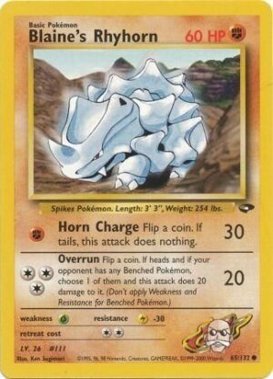 Blaine's Rhyhorn - 65/132