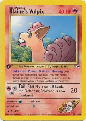 Blaine's Vulpix - 65/132 - 1st Edition
