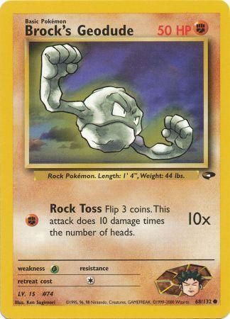 Brock's Geodude - 68/132