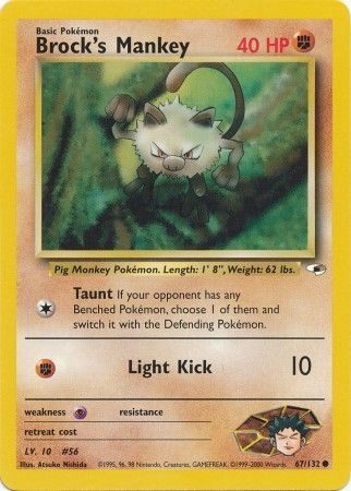 Brock's Mankey - 67/132
