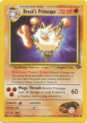 Brock's Primeape - 35/132