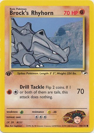 Brock's Rhyhorn - 70/132 - 1st Edition