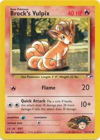 Brock's Vulpix - 73/132