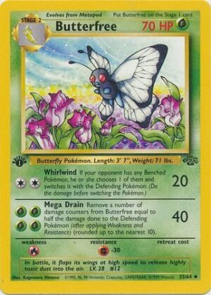 Butterfree - 33/64 - 1st Edition