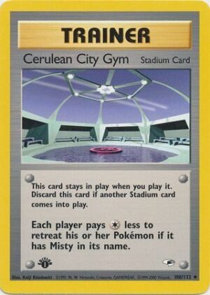 Cerulean City Gym - 108/132 - 1st Edition