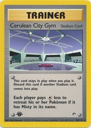 Cerulean City Gym - 108/132 - 1st Edition