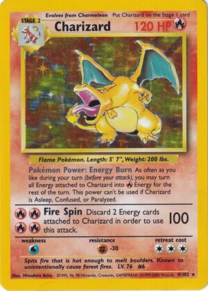 Charizard - 4/102 - 4th Print (Holo)