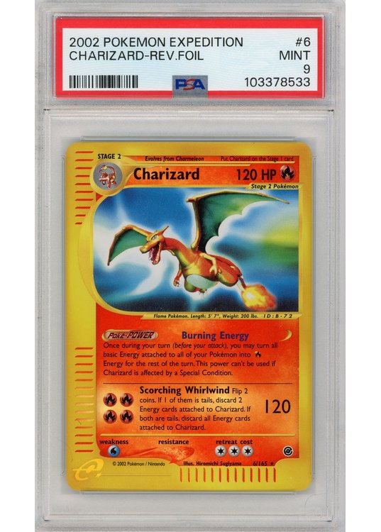Charizard 6/165 Reverse Foil PSA 9