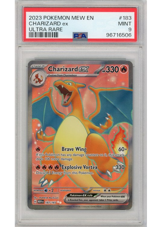 Charizard ex 183/165 PSA 9