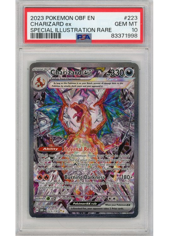 Charizard ex 223/197 PSA 10