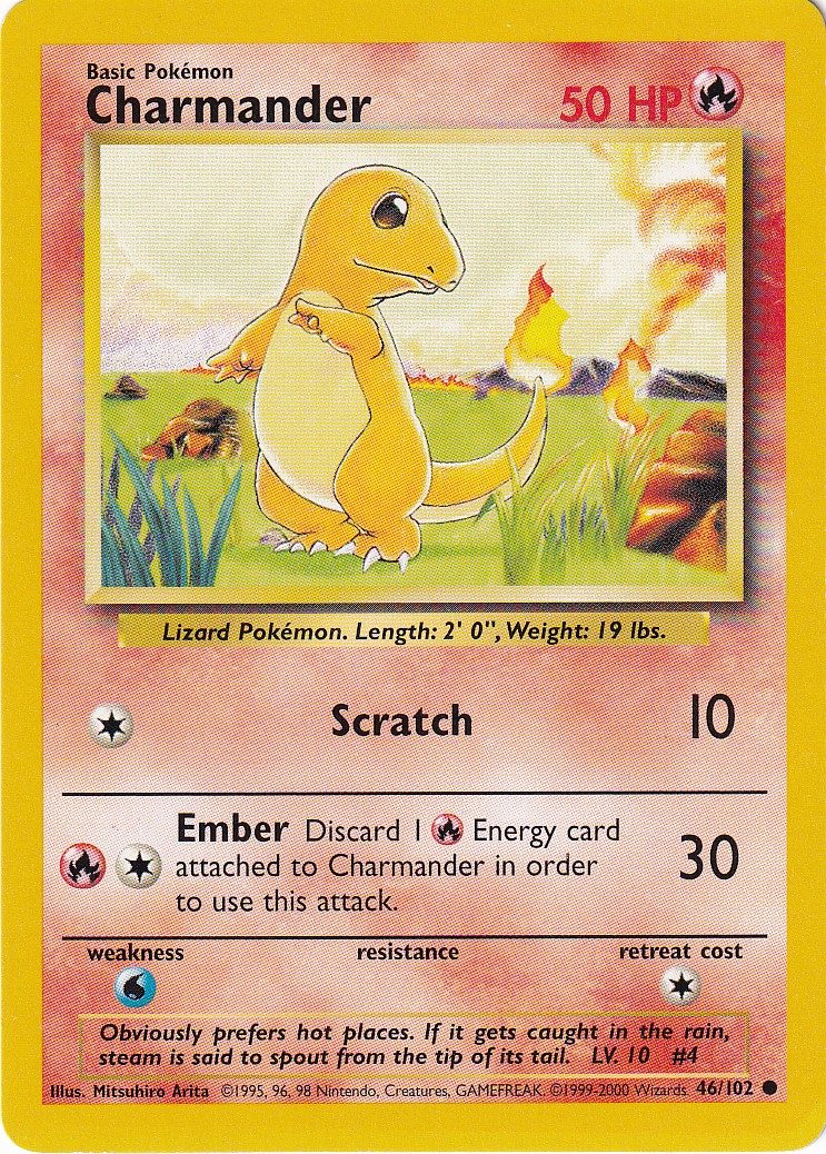 Charmander - 46/102 - 4th Print