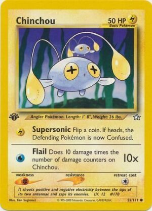 Chinchou - 55/111 - 1st Edition