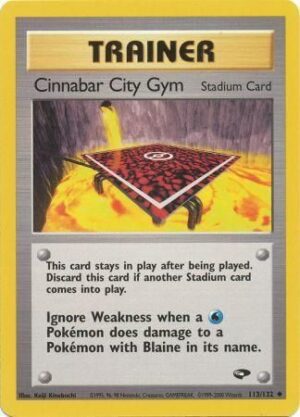 Cinnabar City Gym - 113/132