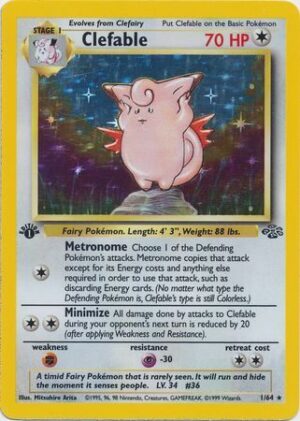 Clefable - 1/64 - 1st Edition (Holo)