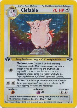 Clefable - 1/64 - 1st Edition (Holo)