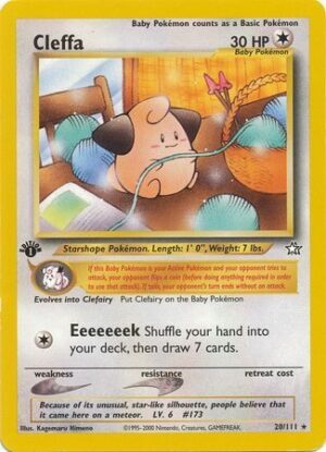 Cleffa - 20/111 - 1st Edition