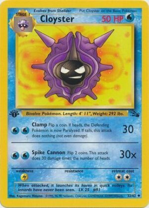 Cloyster - 32/62 - 1st Edition
