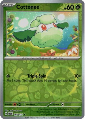 Cottonee - 007/131 - Reverse