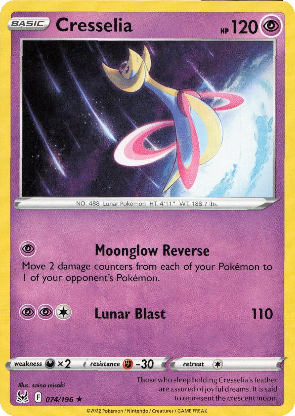 Cresselia - 074/196 - Non Holo