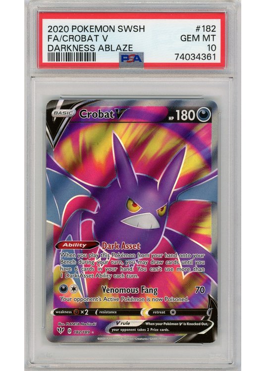 Crobat V 182/189 PSA 10