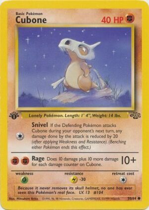 Cubone - 50/64 - 1st Edition