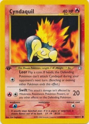 Cyndaquil - 56/111 - 1st Edition