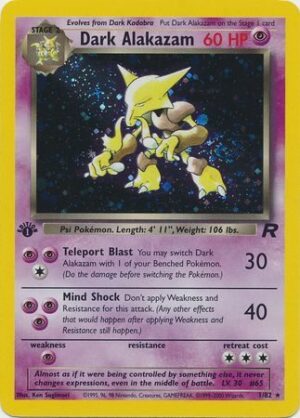 Dark Alakazam - 1/82 - 1st Edition (Holo)