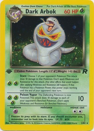 Dark Arbok - 2/82 - 1st Edition (Holo)