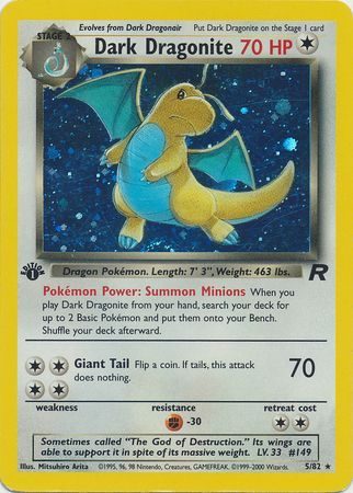 Dark Dragonite - 5/82 - 1st Edition (Holo)