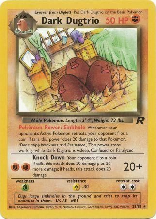Dark Dugtrio - 23/82