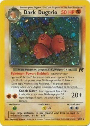 Dark Dugtrio - 6/82 (Holo)