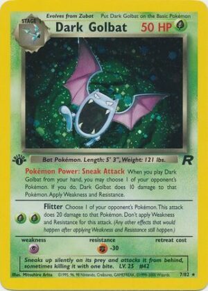 Dark Golbat - 7/82 - 1st Edition (Holo)