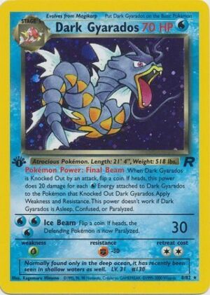 Dark Gyarados - 8/82 - 1st Edition (Holo)