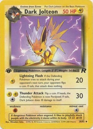 Dark Jolteon - 38/82 - 1st Edition