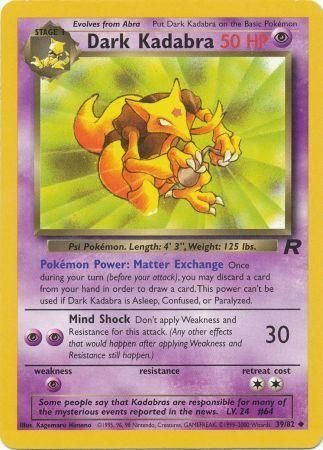 Dark Jolteon - 38/82 - 1st Edition - Pokemon enkeltkort fra Team Rocket