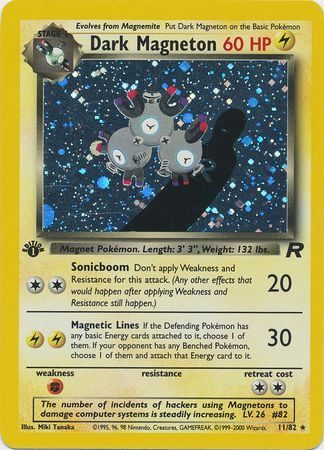 Dark Magneton - 11/82 - 1st Edition (Holo)