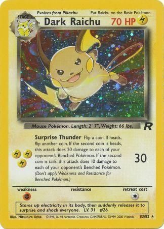 Dark Raichu - 83/82