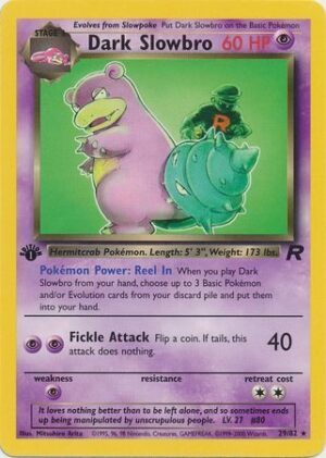Dark Slowbro - 29/82 - 1st Edition