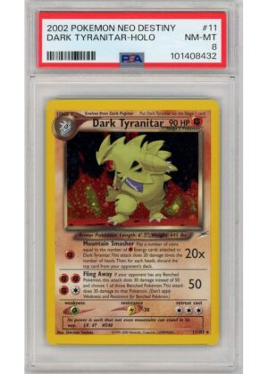 Dark Tyranitar 11/105 PSA 8