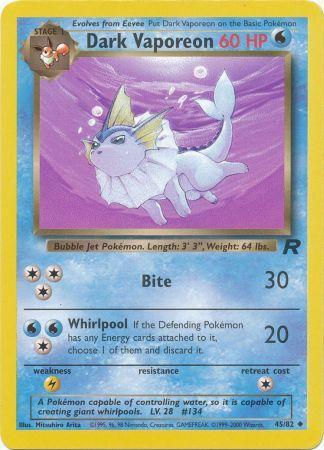 Dark Vaporeon - 45/82