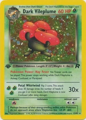 Dark Vileplume - 13/82 - 1st Edition (Holo)