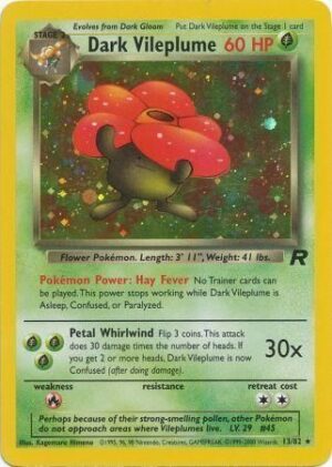 Dark Vileplume - 13/82 (Holo)