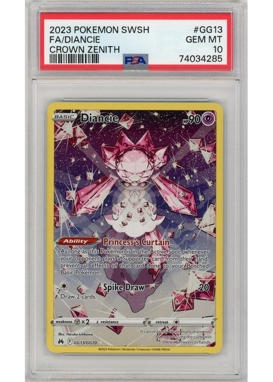 Diancie GG13/GG70 PSA 10