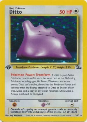 Ditto - 3/62 - 1st Edition (Holo)