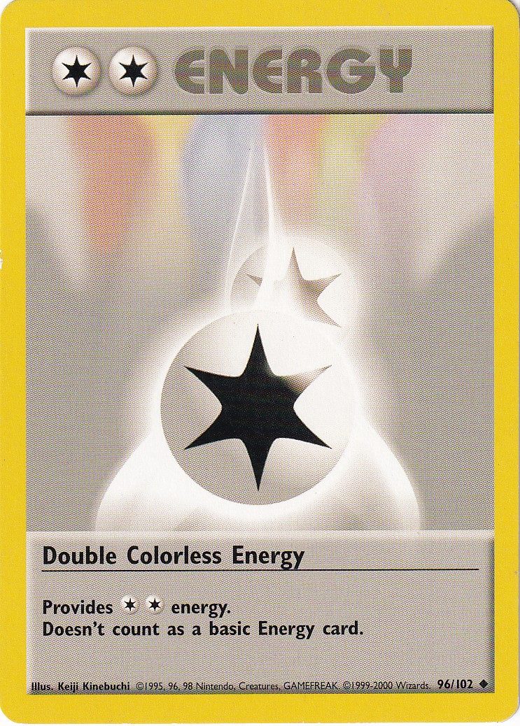 Double Colorless Energy – 96/102 – 4th Print