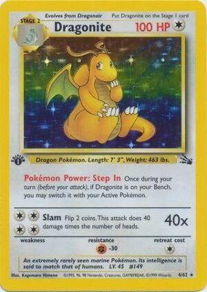 Dragonite - 4/62 - 1st Edition (Holo)