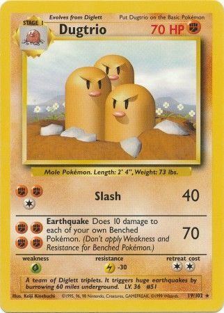 Dugtrio - 19/102