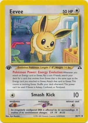 Eevee - 38/75 - 1st Edition