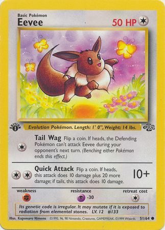 Eevee - 51/64 - 1st Edition