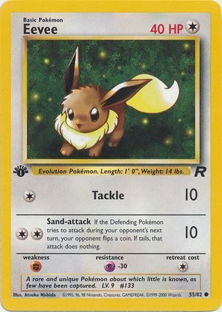 Eevee - 55/82 - 1st Edition